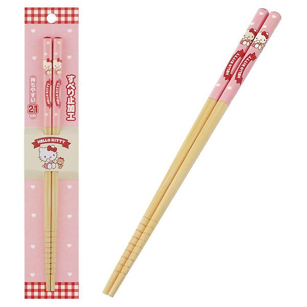  스케이터 캐릭터젓가락 헬로키티 나무 젓가락 21cm