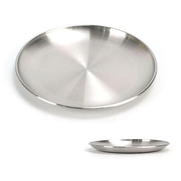  스텐 원형접시(40호)-40cm