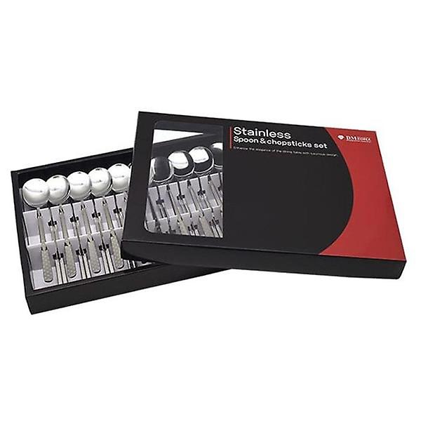  하트 수저세트 스텐 수저 젓가락 숟가락 세트 10벌