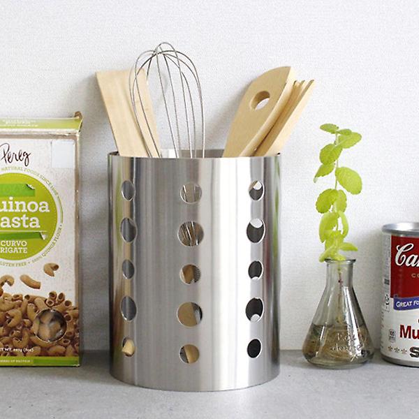  스텐 숟가락통 수저 조리도구 꽂이 보관함 보관통