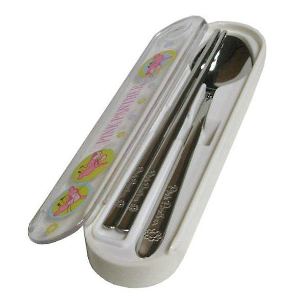  핑크팬더 수저세트 어린이 도시락 수저통 수저세트