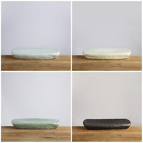  이천도자기 판주물럭 직모듬접시 1호 29cm 플레이트