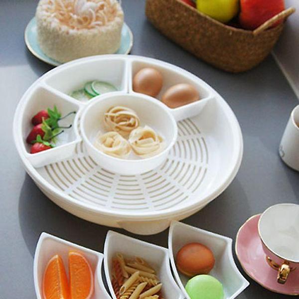  레이카 딥파티 접시 구절판 월남쌈접시 원형접시