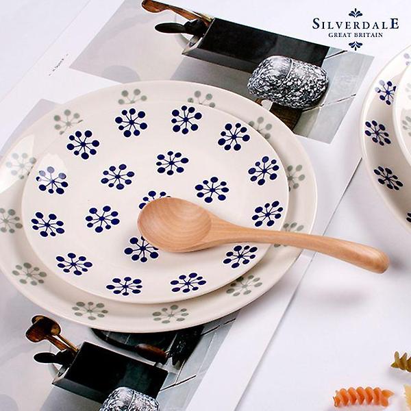  실버데일 블루씨드 접시(중) 21cm
