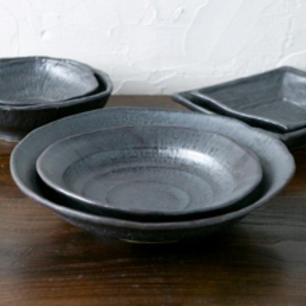  이천도자기 느낌 너울원형 높은접시 중 24cm