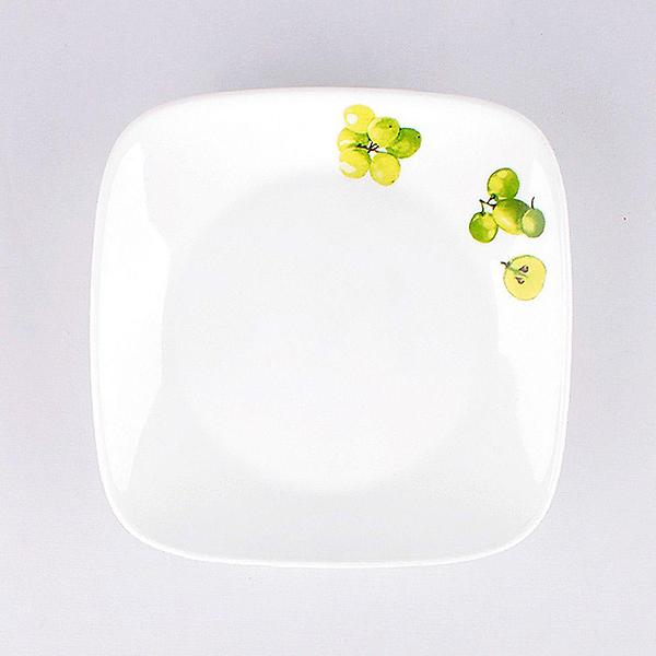  코렐 그린베리 사각 소접시 식기 그릇