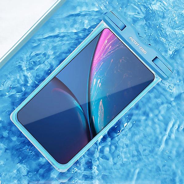  IPX8 등급 터치 투명 핸드폰 방수팩 케이스 6.7인치