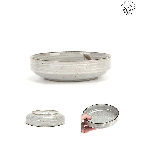  로코 설화 도자기 나물기 찬기 도자기접시 3호