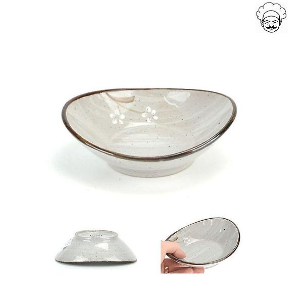  로코 설화 도자기 허브구프 찬기 도자기접시 2호