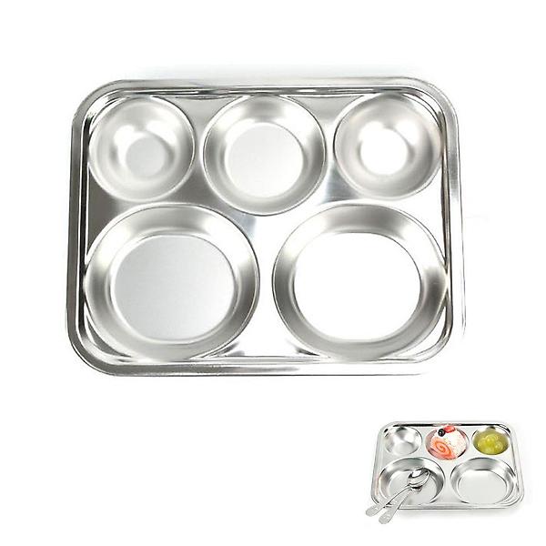  단체급식용 모서리 둥근 작은 스텐식판