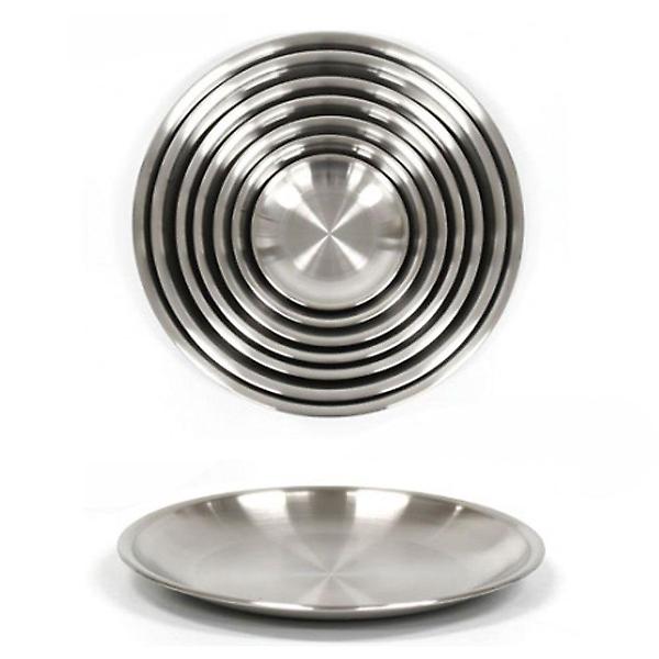  SUS 304 스텐 원형 접시 앞접시 반찬접시 19cm 24호