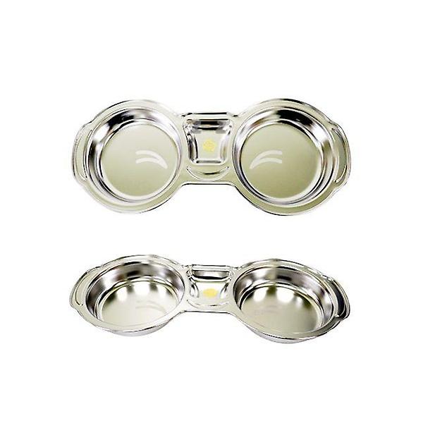  간식쟁반 3호 미니3구 나눔그릇 스텐그릇 위생그릇