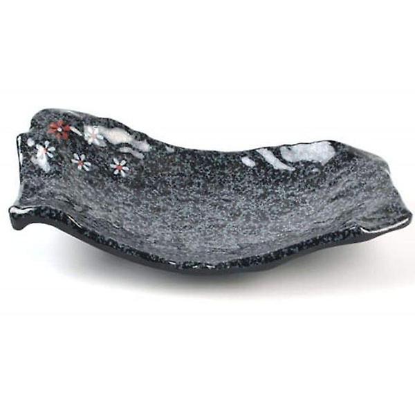  멜라민 그릇 반찬 접시 플레이팅 접시 꽃잎 23.5cm