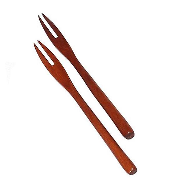  디저트 포크 과일꽂이 티포크 과일 꼬지 대추목 3P