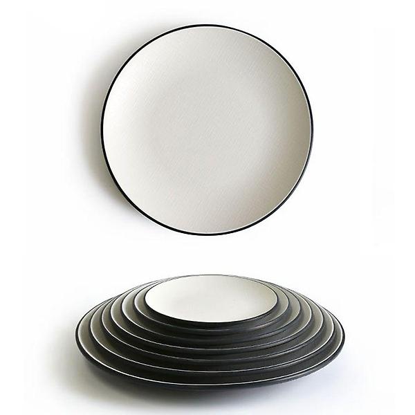  멜라민 한정식 앞접시 반찬접시 뷔페접시 22.9cm 4호