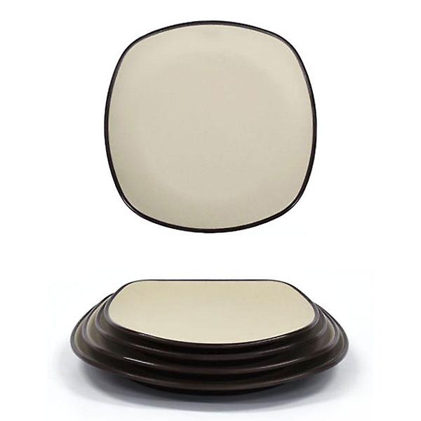  투톤 멜라민 한정식 음식접시 반찬접시 32.5cm 4호