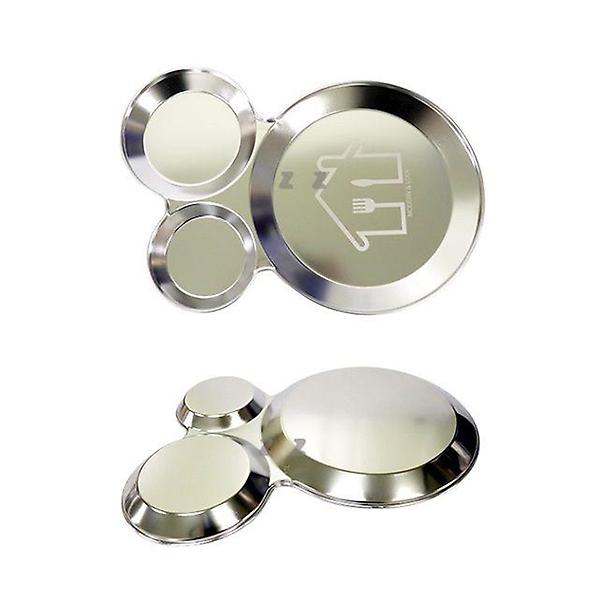  스텐 위생 나눔 배식판(대) 3구 캠핑그릇 나눔그릇