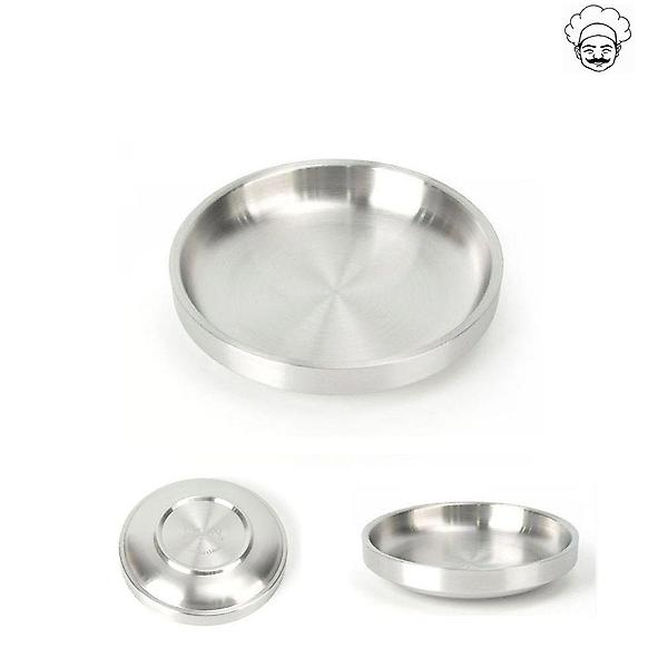  스텐 리린 이중찬기 스텐앞접시 3호