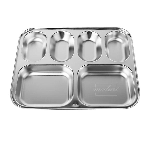  진성 스텐 6구 유아용 식판 1P 어린이집 유치원 학교