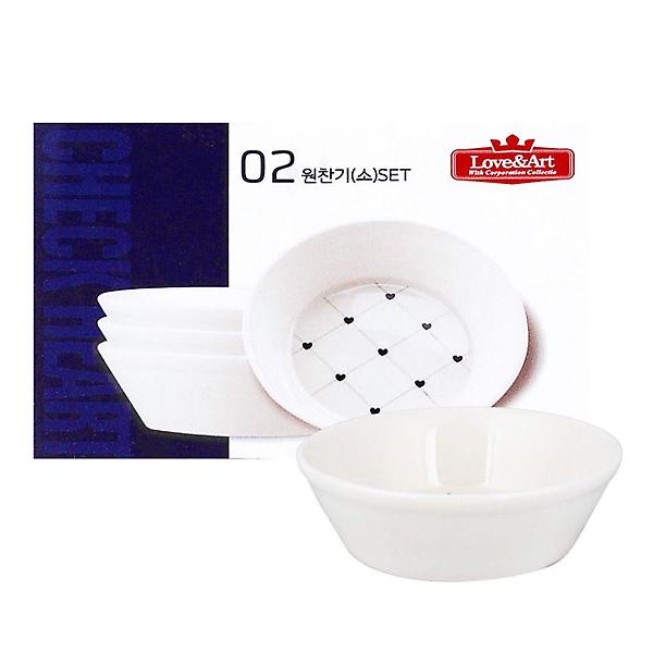  체크 하트 원찬기 - 소 4p