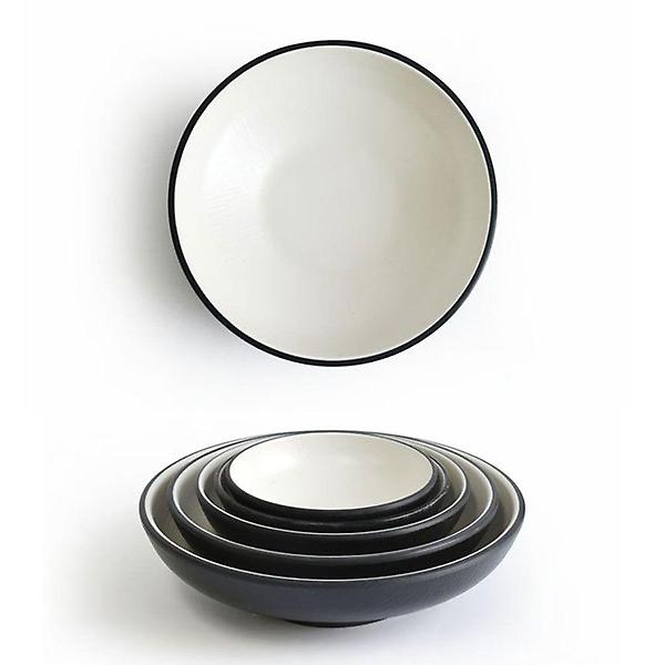  투톤 멜라민 한정식 원형 찬기 반찬그릇 14.7cm 4호