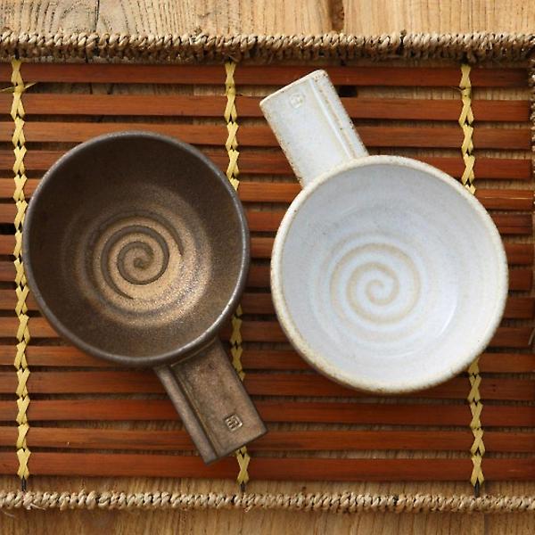  이천도자기 수 손잡이 그릇 12cm 찬기 식기