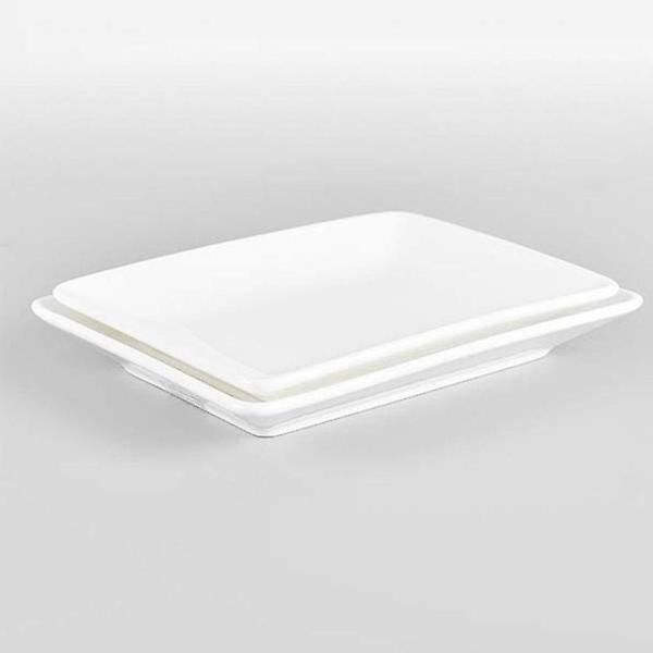  직사각 접시 도자기 앞접시 반찬 생선 접시 그릇 대