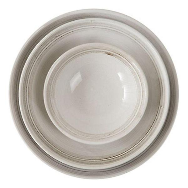  이천도자기 미색라인 원형 찬기 3호 16.5cm 그릇 식기