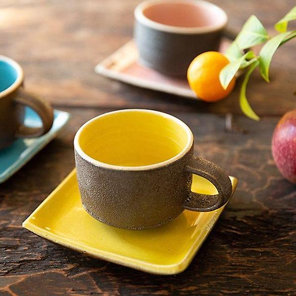  이천도자기 수 투톤 칼라 커피잔 1인 세트 300ml