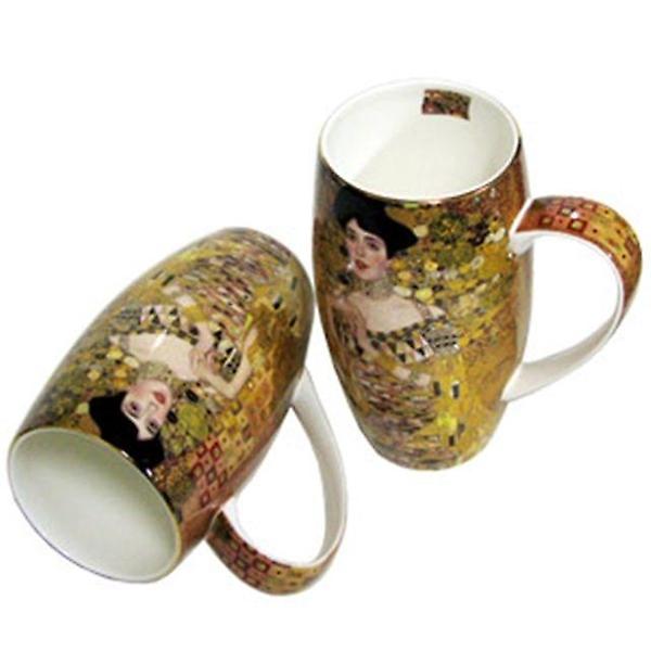  스테콜 명화 구스타프 빅머그잔 2개 물컵 커피 찻잔