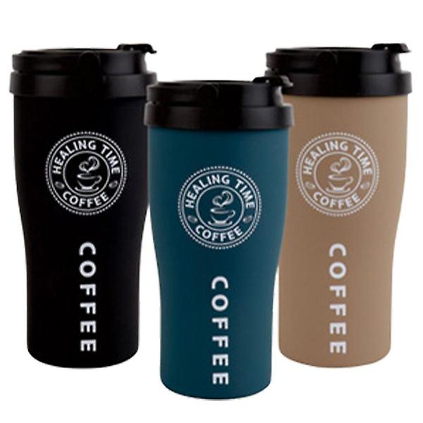  커피 텀블러 650ml 1p 손잡이 뚜껑 스텐 등산 운동