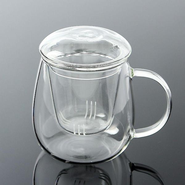  차향 내열 유리 찻잔 티머그 티잔 차잔 차우림 320ml