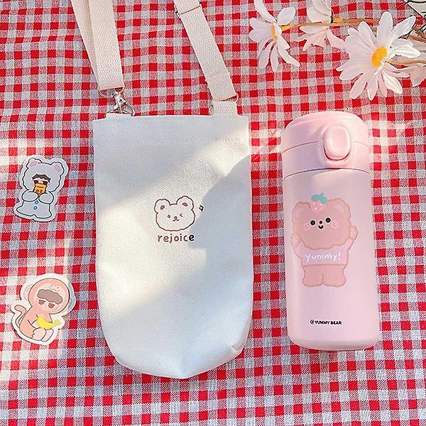  캐릭터 텀블러 캐리어 어린이 소풍 미니 보틀 파우치