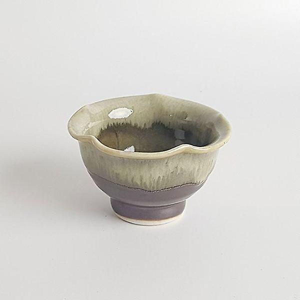  천목이중시유 연잎 찻잔 다기잔 80ml