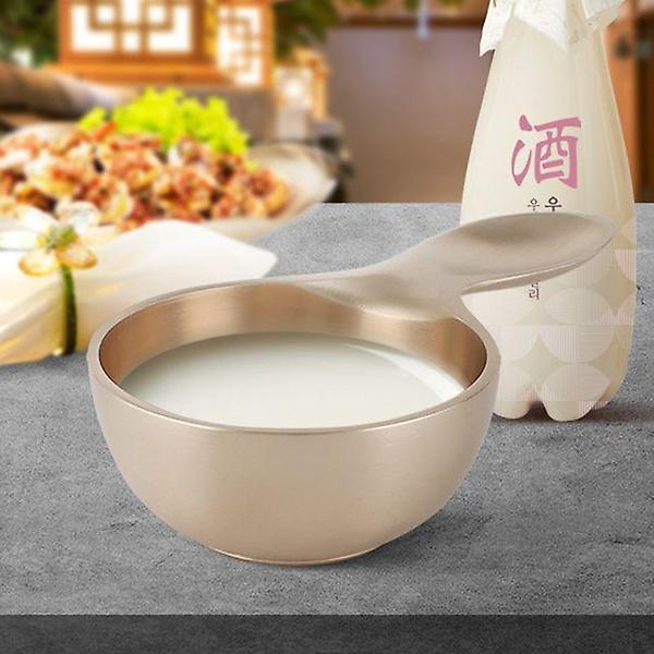  표주박막걸리잔 유기 술잔 방짜 전통주잔 사발 동동주