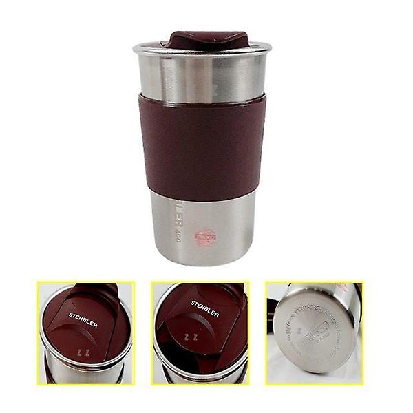  이중스텐 락 머그컵 480ml 보냉보온통 스텐텀블러