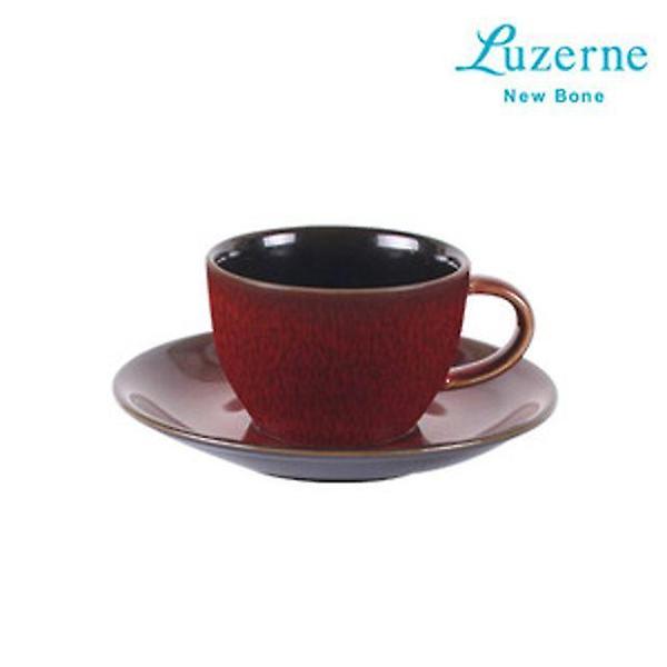  (사은품)루전 고급 식기 레드 커피잔 세트 플
