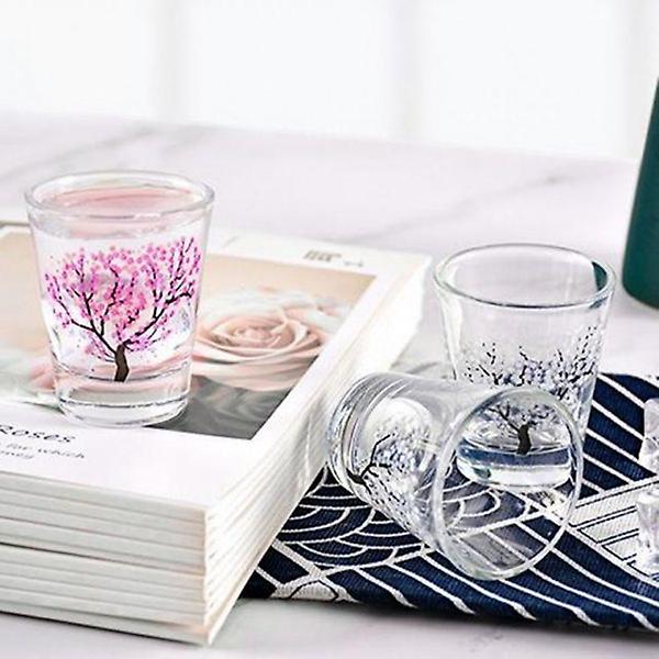  꽃피는 특이한 벚꽃 소주잔 예쁜 술잔 소주컵 잔솔