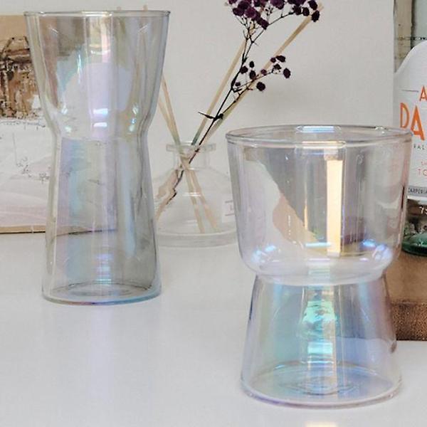  오로라 유리컵 내열 유리잔 술잔 맥주컵 음료컵 450ml