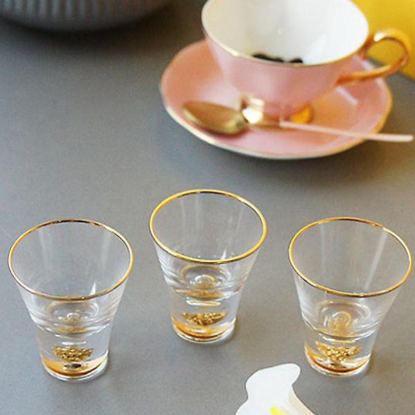  레벤호프 24K 골드 소주잔 겸 샷글라스 4P세트 2style