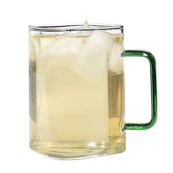  마시피렌체 유리 머그잔 커피잔 물컵 찻잔 550ML 그린
