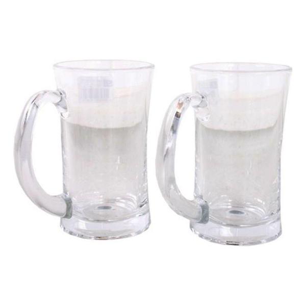  퓨어 맥주컵325ml 중2P