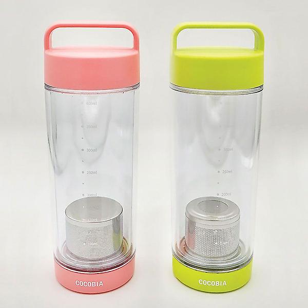  스마트 에코 텀블러 480ml (핑크) 필터 물병 티포트