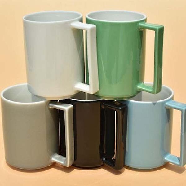  도자기 머그컵 머그잔 물컵 물잔 커피잔 흰색 380ml