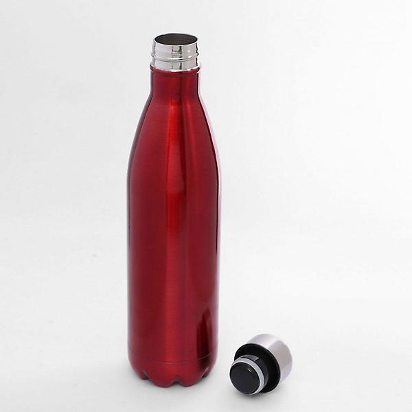  스텔라 유광 음료 이중진공 보온병 텀블러 750ml 레드