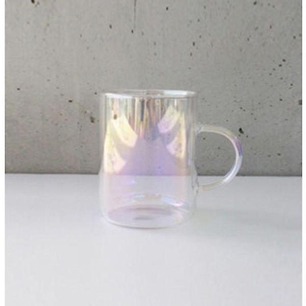  유리컵 머그잔 오로라컵 유리잔 글라스 물컵 430ml