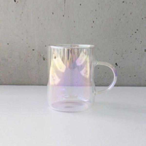  유리컵 머그잔 오로라컵 유리잔 내열컵 물컵 430ml