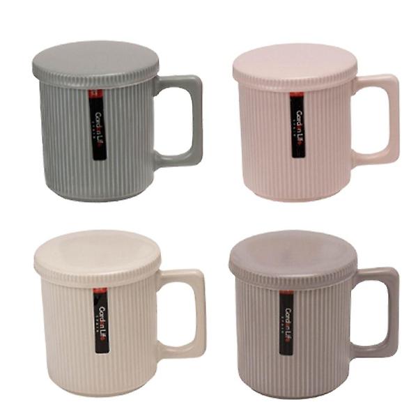  파스텔톤 머그컵 1p 뚜껑 커피 사무실 집들이 홈카페