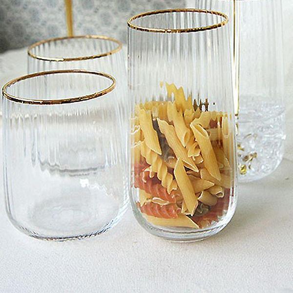  사랑스러운 주름포인트 링클 골드 유리컵 2style