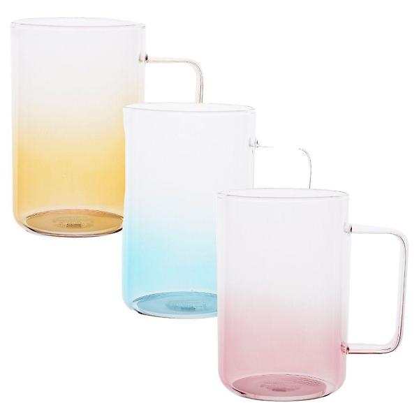  디디샵 유리머그 그라데이션 세트 500ml